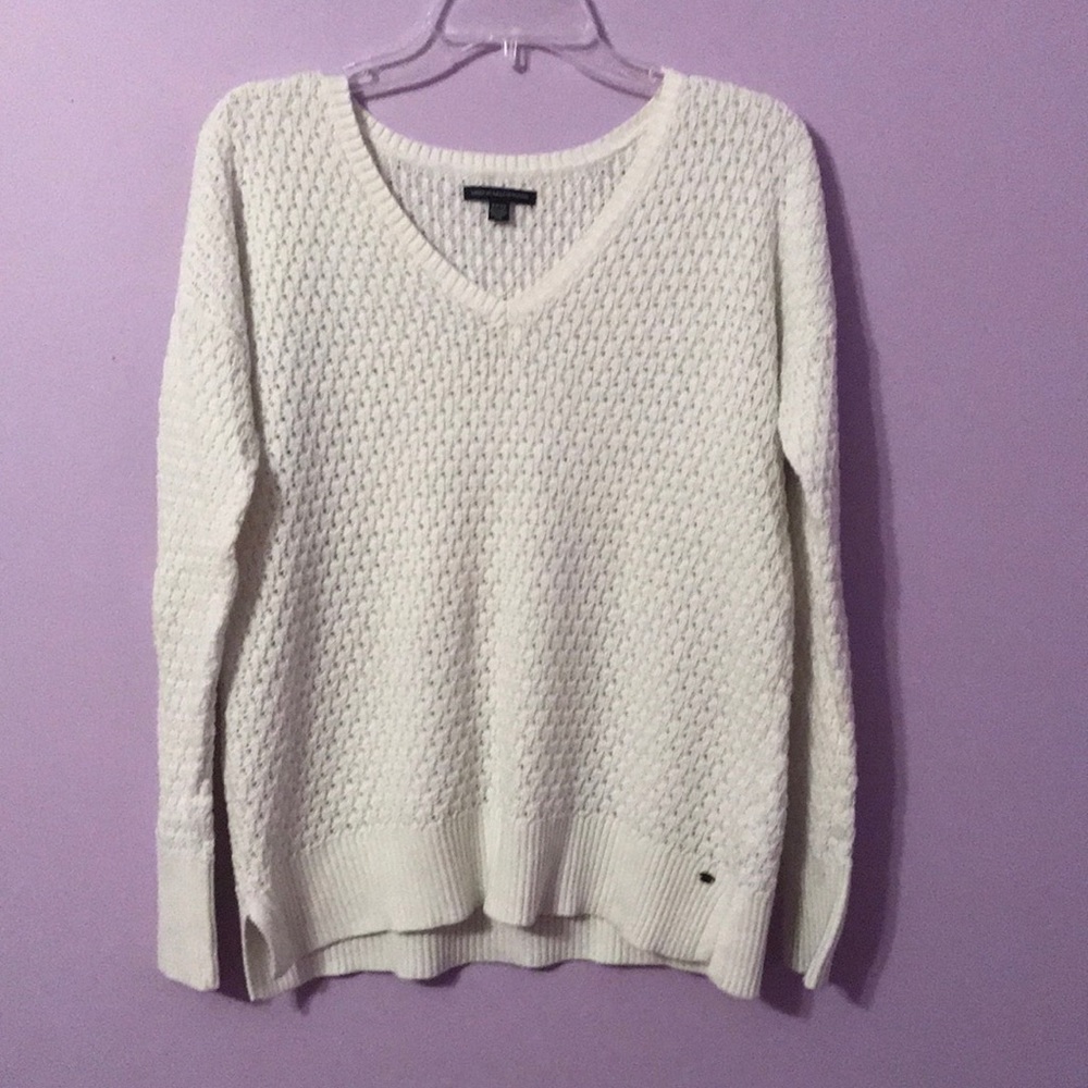 AEO White Sweater